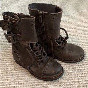 All saints military kids boots 25